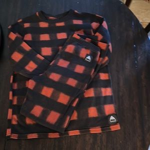 Burton fleece base layer boys size M